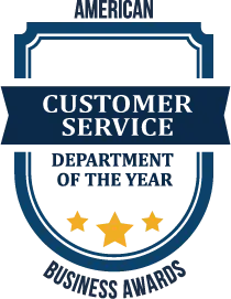 American Business Awards Customer Service Dept of the Year award